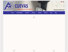 Tablet Screenshot of fhcuevas.com